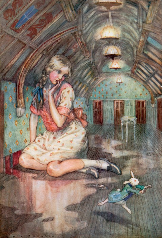 Illustration for Alice in Wonderland by Albert Edward Jackson
