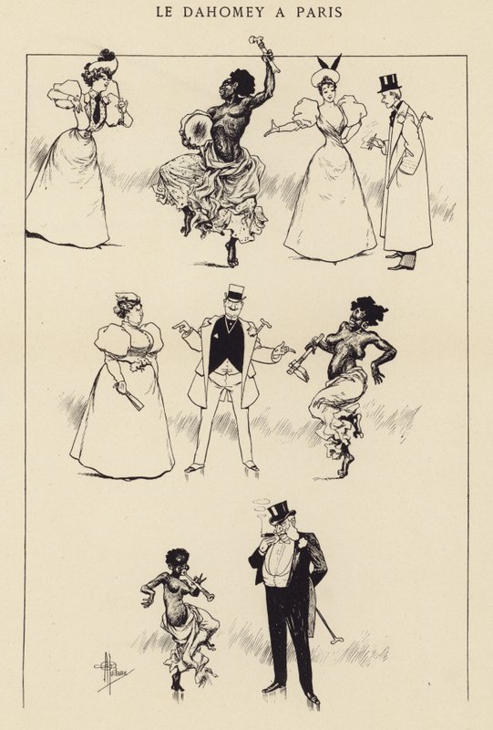 Le Dahomey a Paris by Albert Guillaume