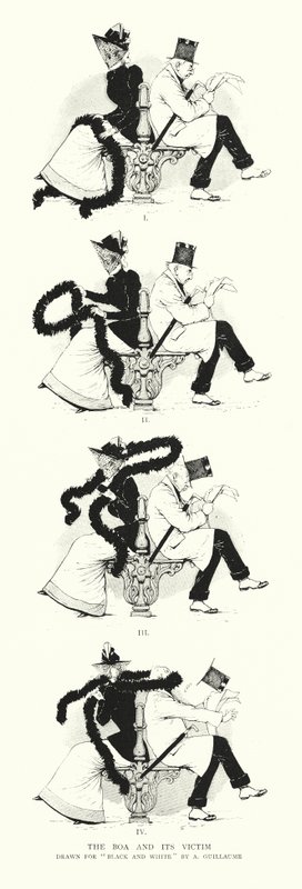The boa and its victim by Albert Guillaume
