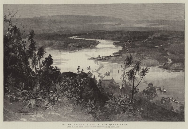 The Endeavour River, North Queensland by Albert Henry Fullwood