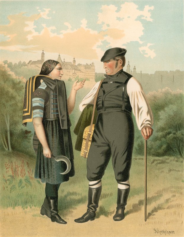 German Costume, Allenburg by Albert Kretschmer