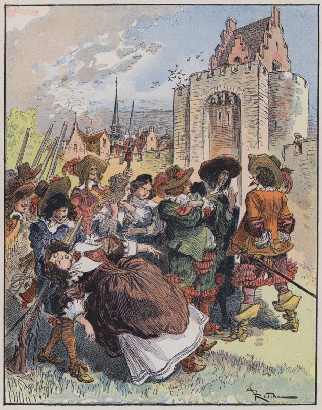Illustration for Le Capitaine Bellormeau by and Illustrated by A Robida by Albert Robida