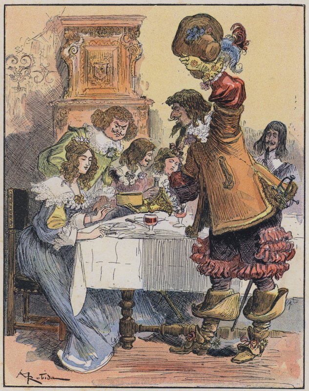 Illustration for Le Capitaine Bellormeau by and illustrated by A Robida by Albert Robida