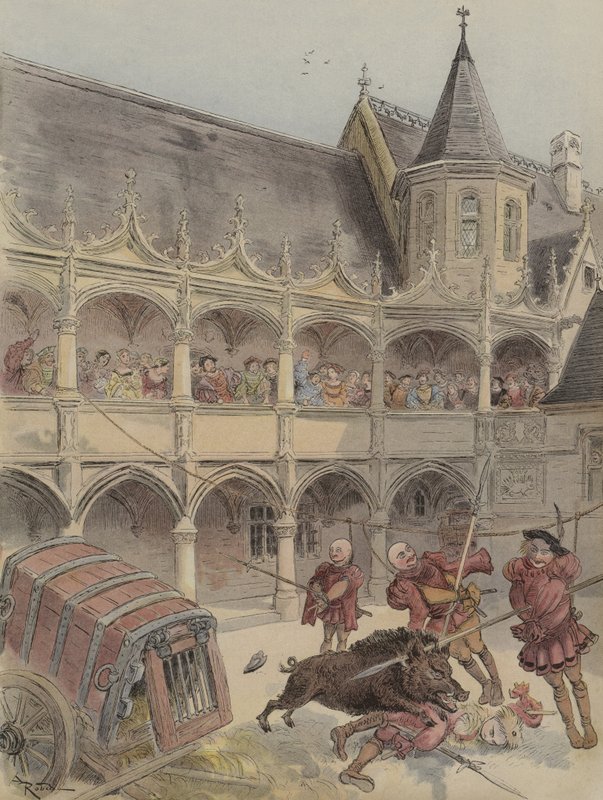 The Boar of Amboise by Albert Robida
