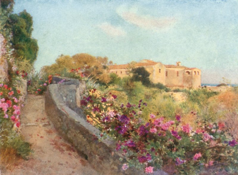 Convent of the Capuccini from Villa Politi, Syracuse by Alberto Pisa