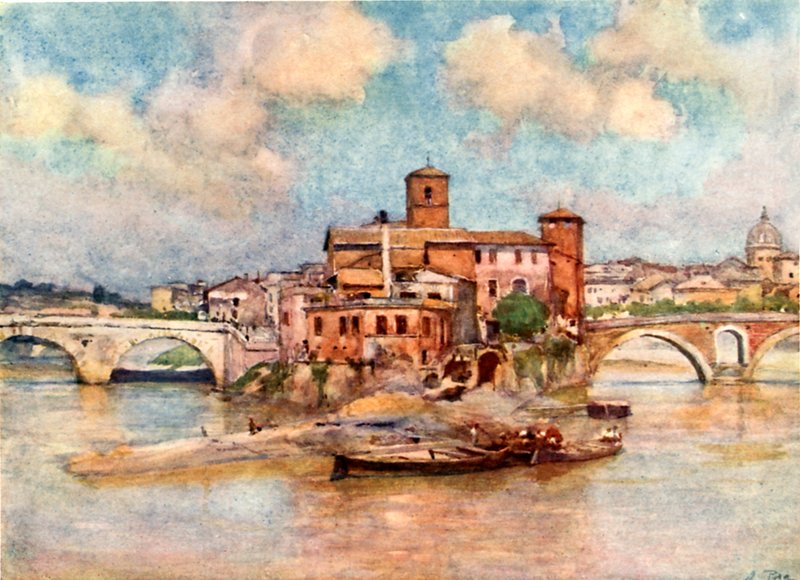 Island of the Tiber - the Isola Sacra by Alberto Pisa