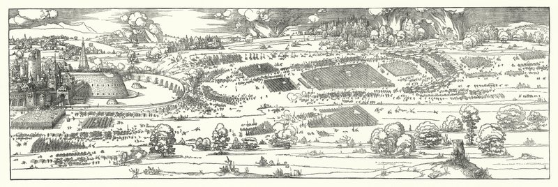 The Siege of a Fortress by Albrecht (after) Durer or Duerer