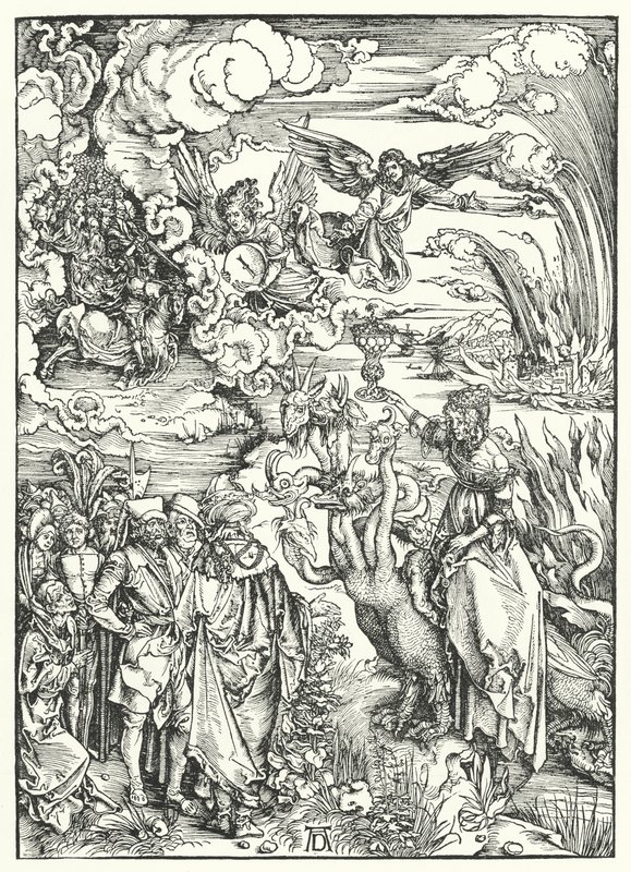 The Whore of Babylon by Albrecht (after) Durer or Duerer