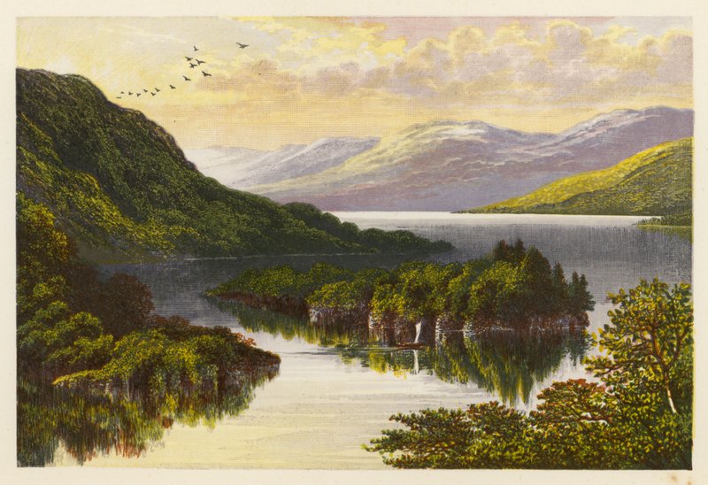 Scottish Loch Scenery: Loch Katrine by Alexander Francis (after) Lydon