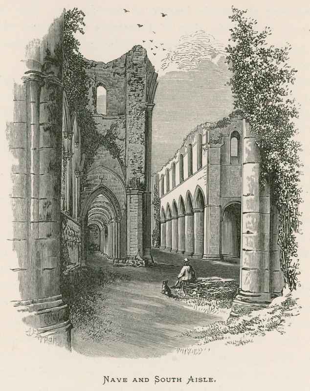 Fountains Abbey, Nave and South Aisle by Alexander Francis Lydon