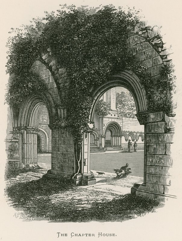 Fountains Abbey, The Chapter House by Alexander Francis Lydon