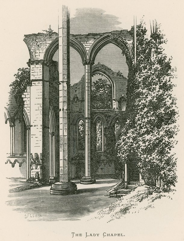 Fountains Abbey, The Lady Chapel by Alexander Francis Lydon