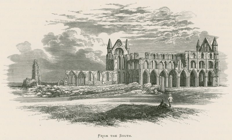 Whitby Abbey, From the South by Alexander Francis Lydon