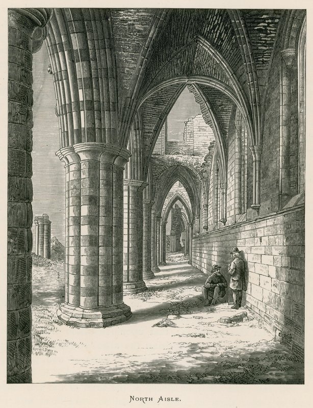 Whitby Abbey, North Aisle by Alexander Francis Lydon
