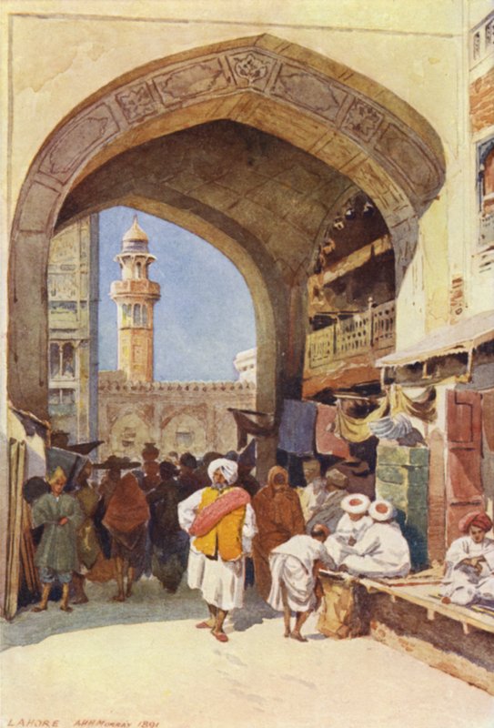 A Gateway in the Bazaar, Lahore by Alexander Henry Hallam Murray