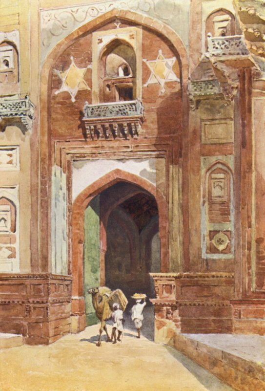 Agra Fort, inside the Delhi Gate by Alexander Henry Hallam Murray