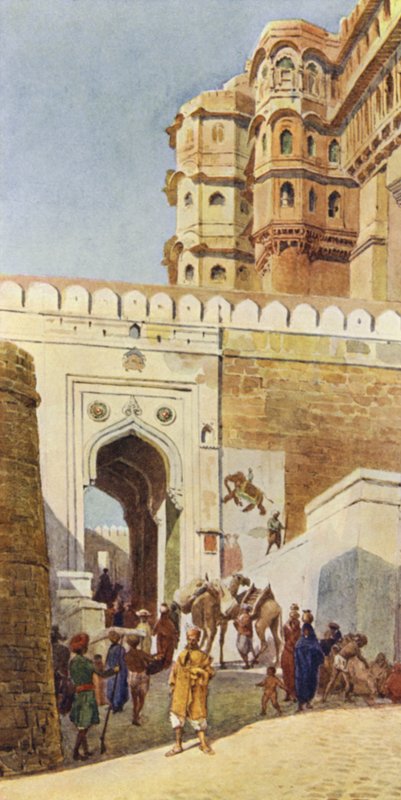The Ascent to the Palace, Jodhpur by Alexander Henry Hallam Murray