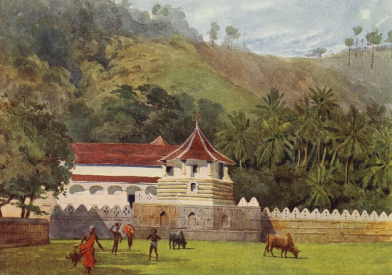 The Temple of the Tooth, Kandy, Exterior by Alexander Henry Hallam Murray