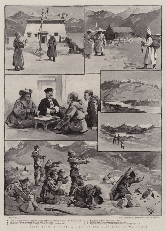 A Holiday Tour in Tibet, a Visit to the Holy Lake of Mansalwar by Alexander Stuart Boyd