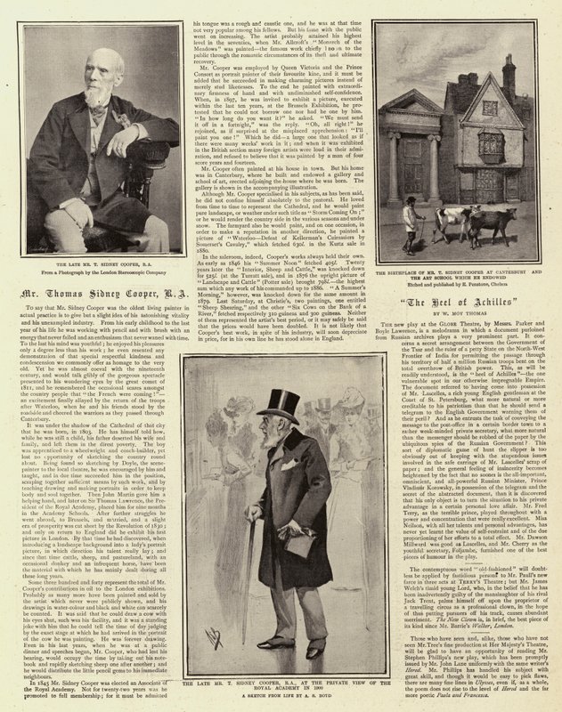 Mr Thomas Sidney Cooper, RA by Alexander Stuart Boyd