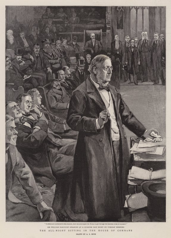 The All-Night Sitting in the House of Commons by Alexander Stuart Boyd