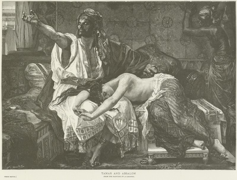 Tamar and Absalom by Alexandre Cabanel