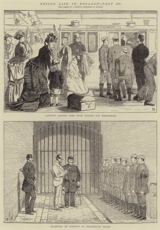 Prison Life in England, Part IV by Alfred Chantrey Corbould