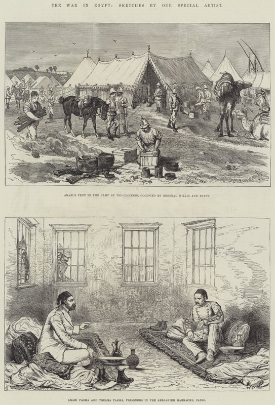 The War in Egypt by Alfred Courbould