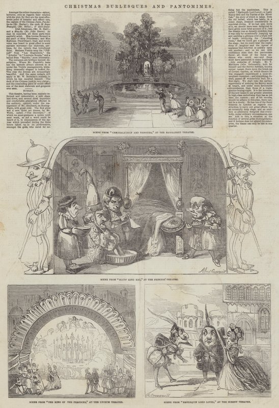 Christmas Burlesques and Pantomimes by Alfred Crowquill