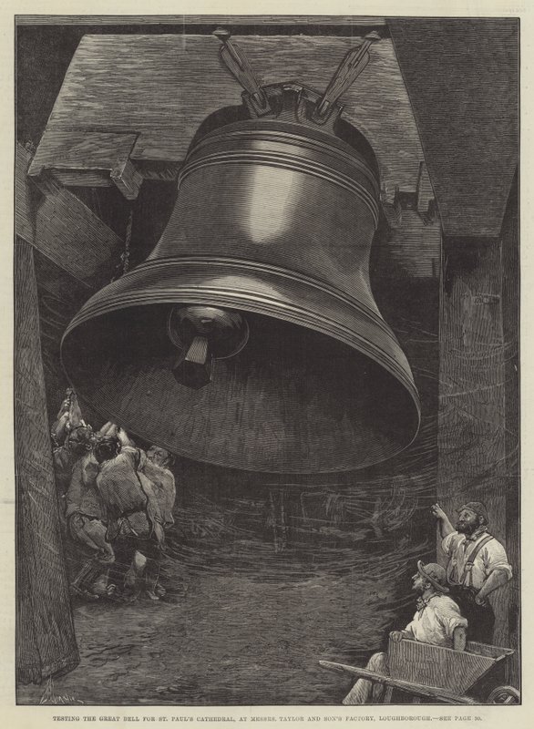 Testing the Great Bell for St Paul