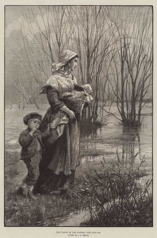 The Rising of the Waters by Alfred Edward Emslie
