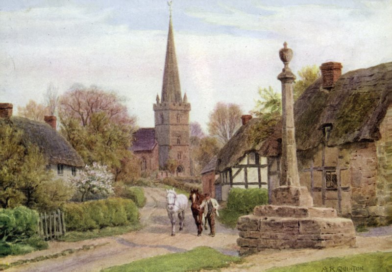 Childs Wickham, near Evesham, Worcester by Alfred Robert Quinton