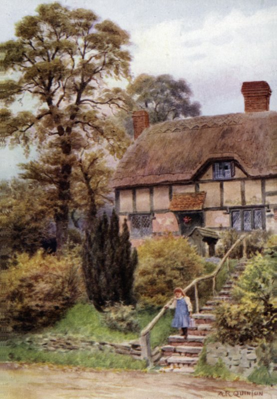 Cottage Steps, Ardington, Berkshire by Alfred Robert Quinton