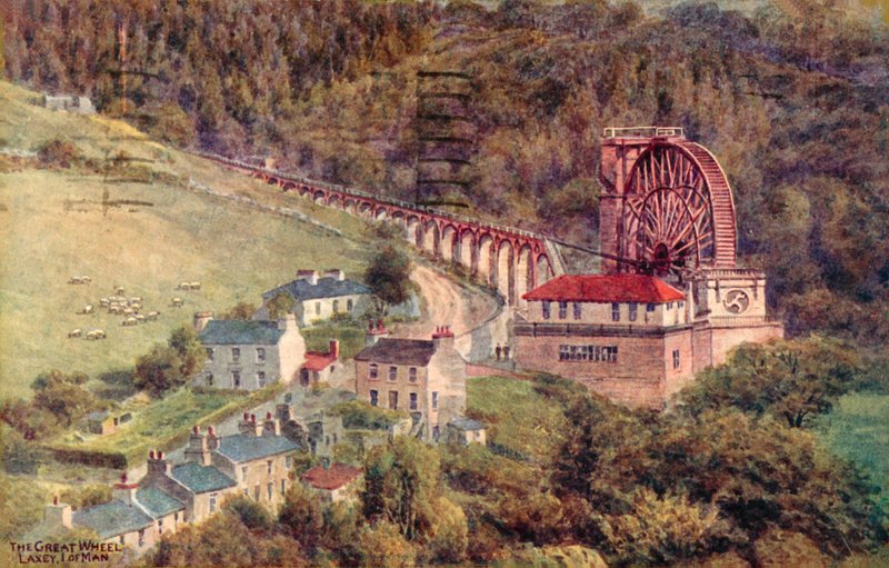The Great Wheel, Laxey, Isle of Man by Alfred Robert Quinton