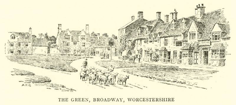 The Green, Broadway, Worcestershire by Alfred Robert Quinton