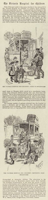 The Victoria Hospital for Children by Alfred Chantrey Corbould