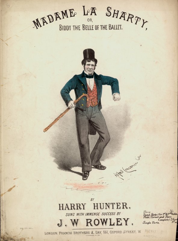 Madame La Sharty or Biddy the Belle of the Ballet by Alfred Concanen