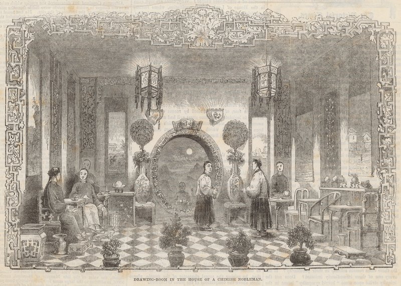 Drawing Room in the House of a Chinese Nobleman by Alfred Crowquill