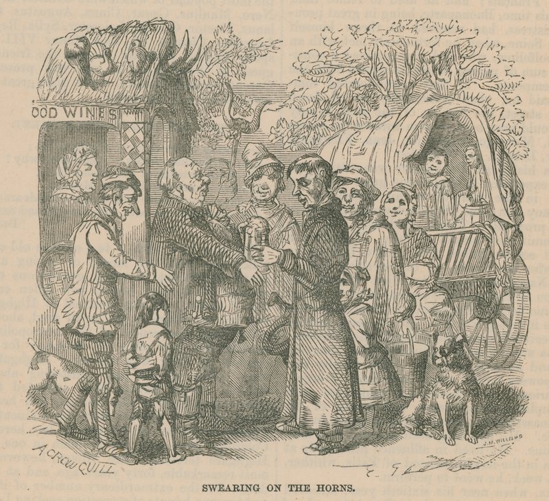 Swearing on the Horns by Alfred Crowquill