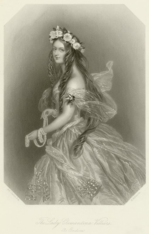 Lady Clementina Villiers by Alfred Edward Chalon