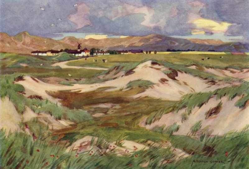 Denmark: Kandestederne, A Primitive Hamlet in North Jutland by Alfred Heaton Cooper