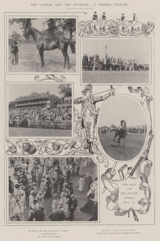 The Course and the Paddock, a Summer Fixture by Alfred Hugh Fisher