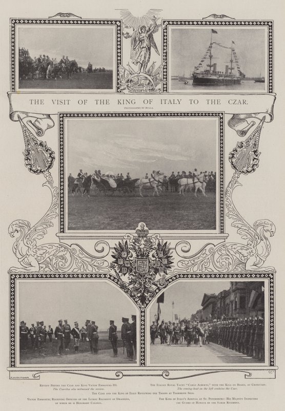 The Visit of the King of Italy to the Czar by Alfred Hugh Fisher