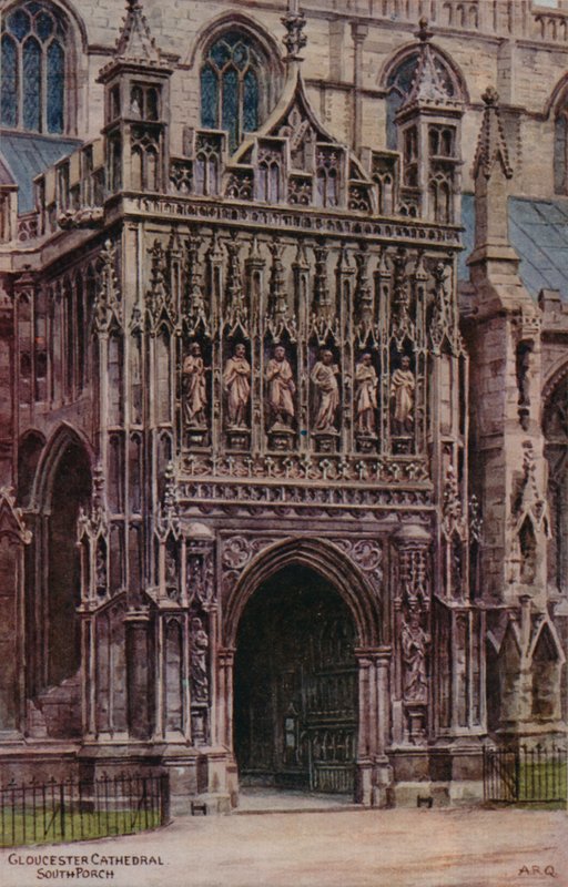 Gloucester Cathedral, South Porch by Alfred Robert Quinton