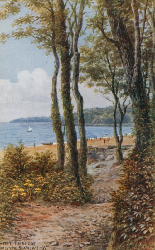 Path to the Shore, Sea View, Isle of Wight by Alfred Robert Quinton