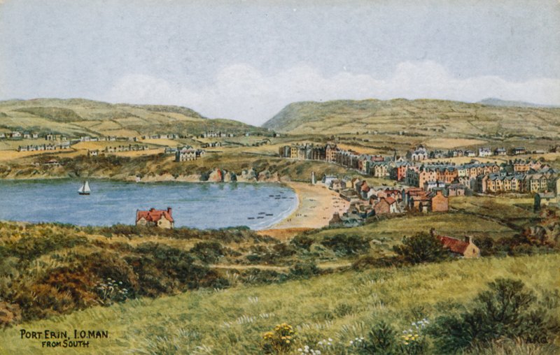 Port Erin, IO Man, from South by Alfred Robert Quinton