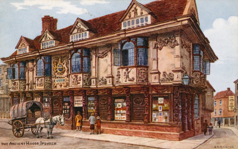 The Ancient House, Ipswich by Alfred Robert Quinton