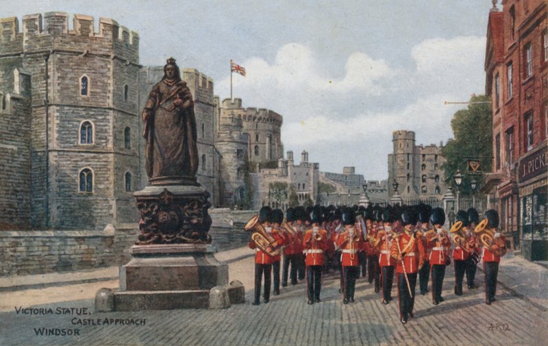 Victoria Statue, Castle Approach, Windsor by Alfred Robert Quinton