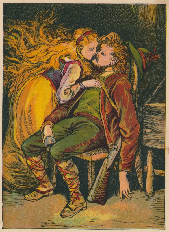 Hans Christian Andersen: The Ice Maiden by Alfred Walter (after) Bayes