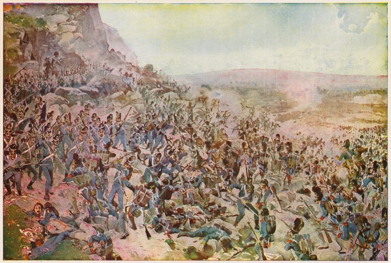 Battle of Bussaco, Portugal by Alfredo Roque Gameiro